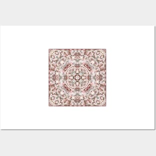 Arabic ornate square pattern Posters and Art